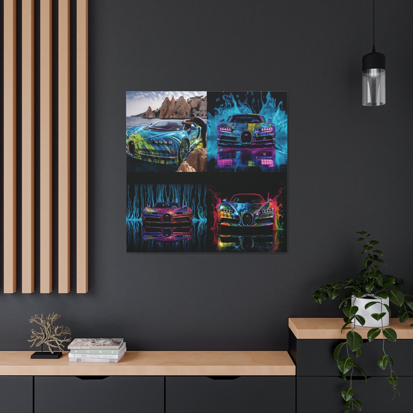 Canvas Gallery Wraps Bugatti Water 5