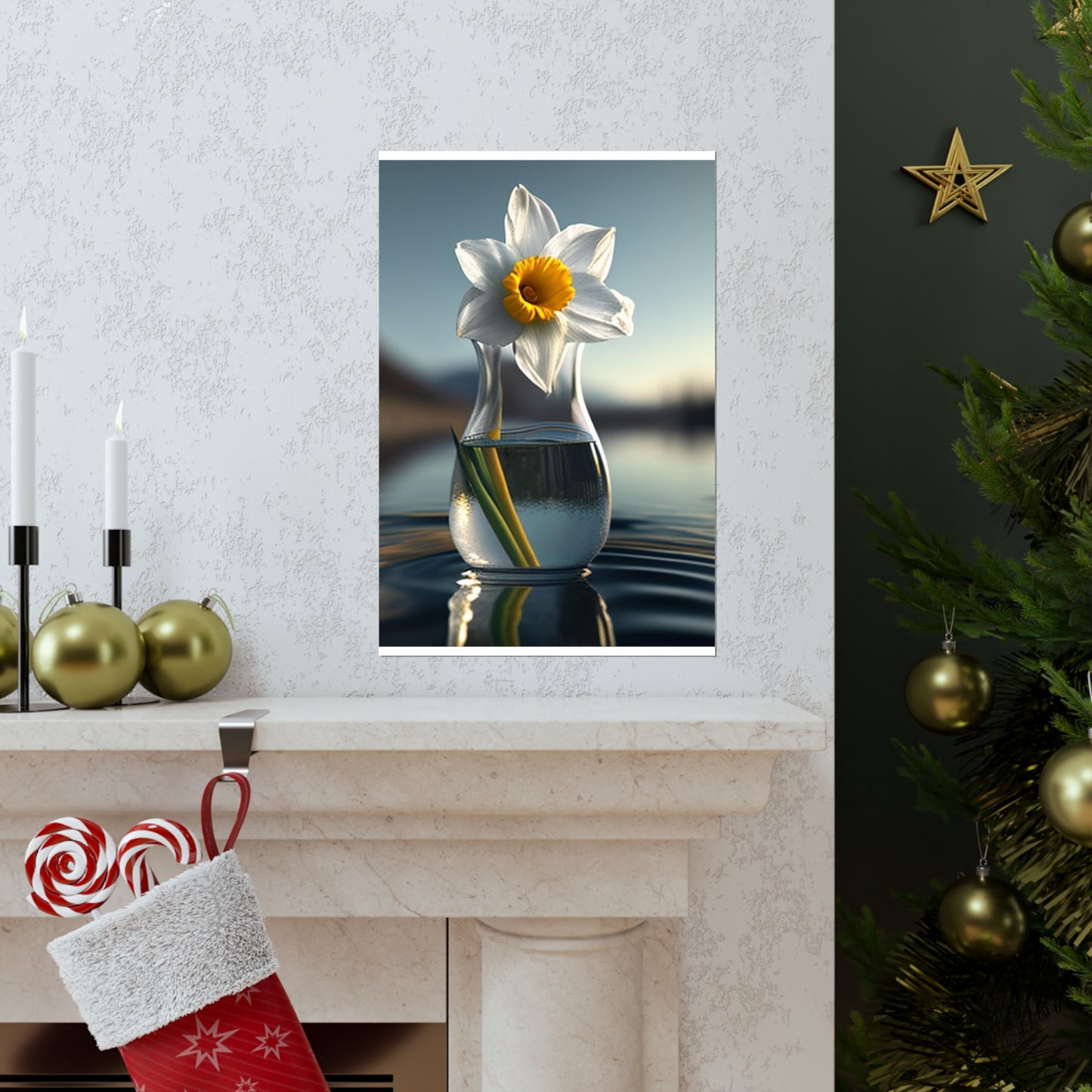 Premium Matte Vertical Posters Daffodil 3