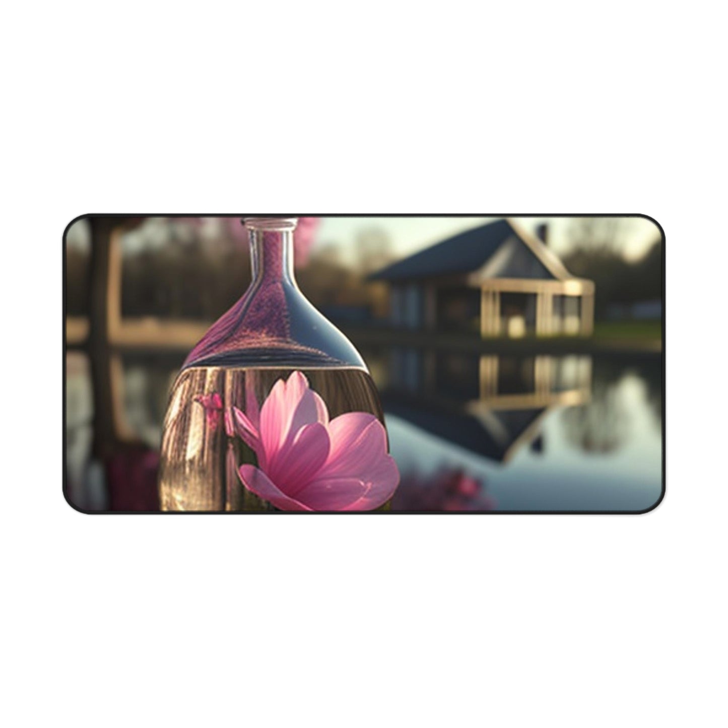 Desk Mat Magnolia in a Glass vase 2