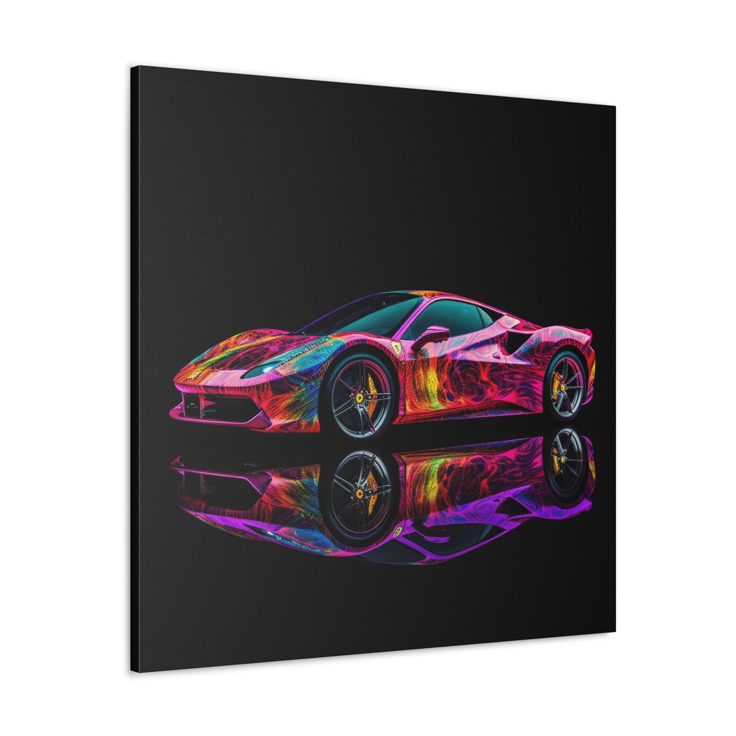 Canvas Gallery Wraps Ferrari Color 4