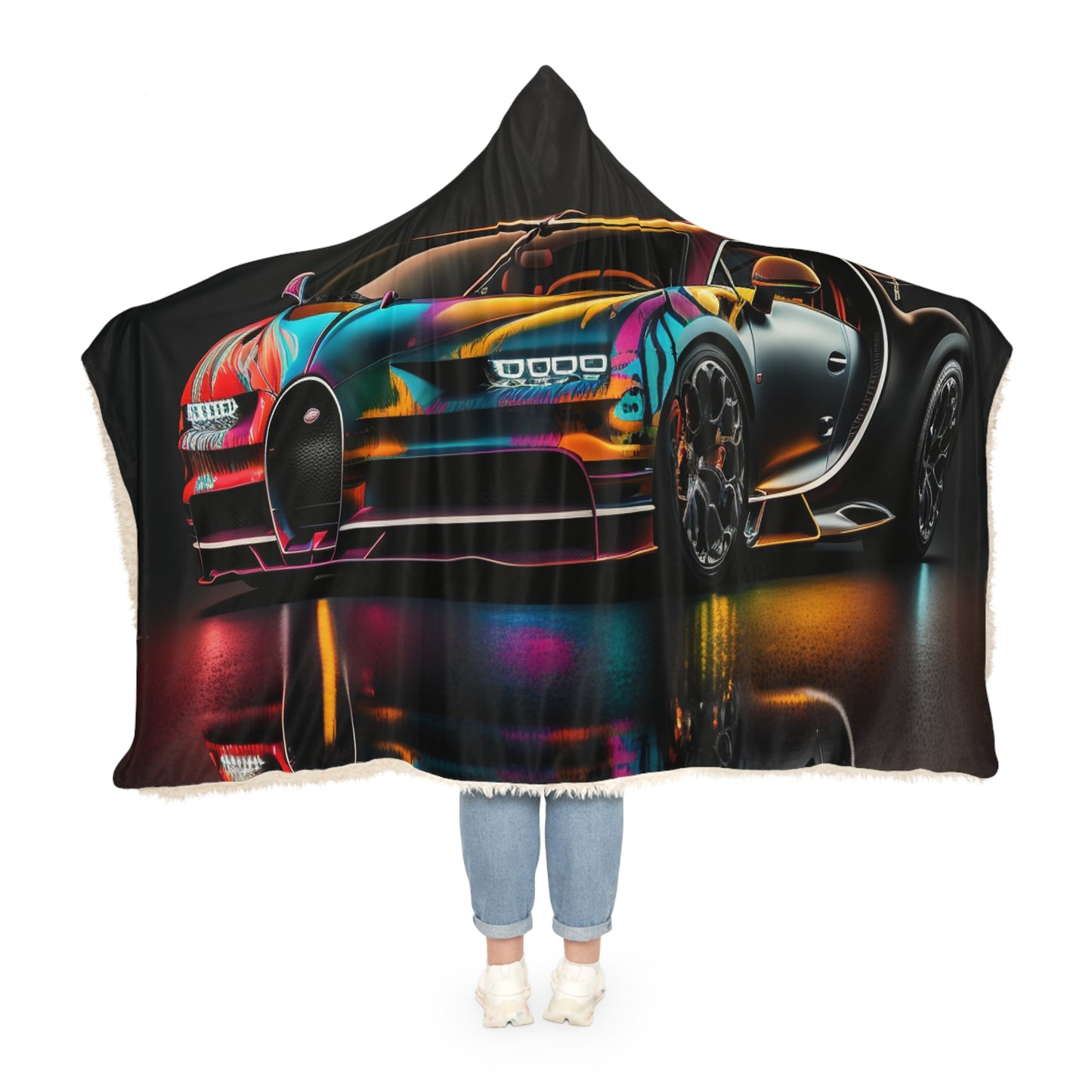 Snuggle Hooded Blanket Bugatti Chiron Super 2