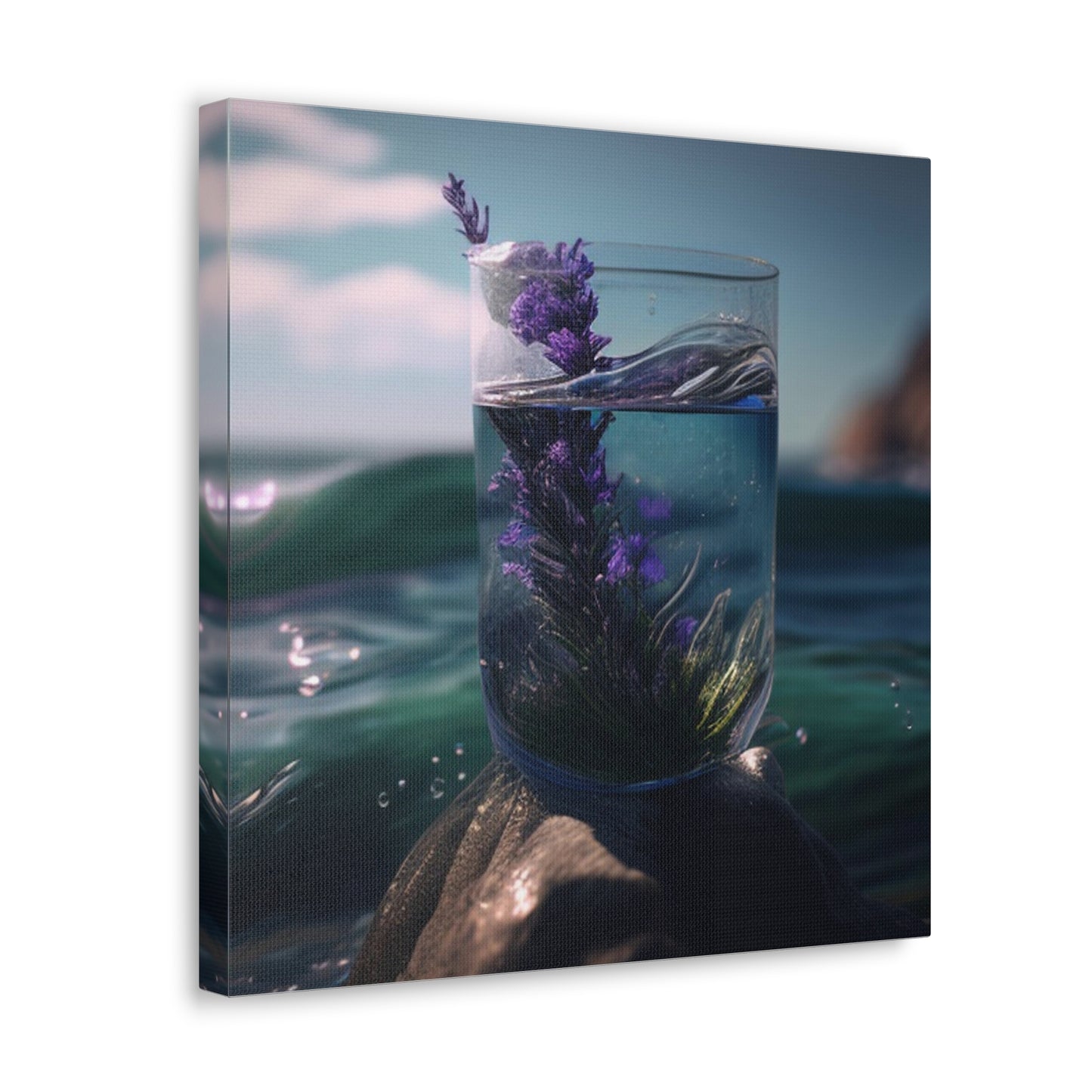 Canvas Gallery Wraps Lavender in a vase 2