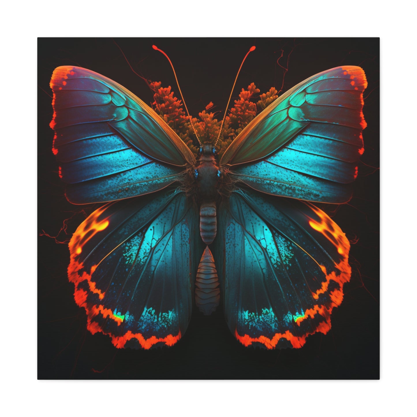 Canvas Gallery Wraps Neon Butterfly Flair 3