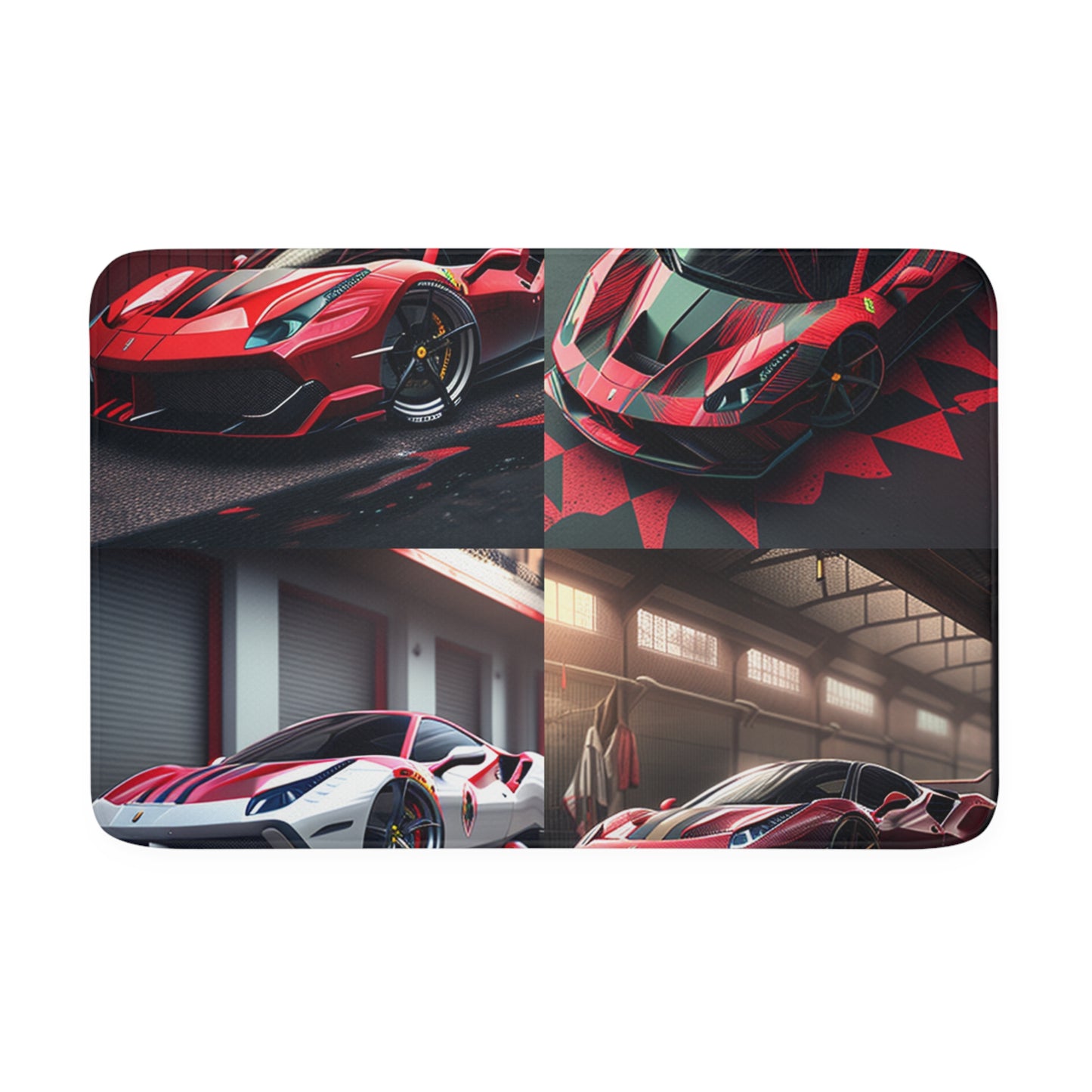 Memory Foam Bath Mat Ferrari Hyper 5