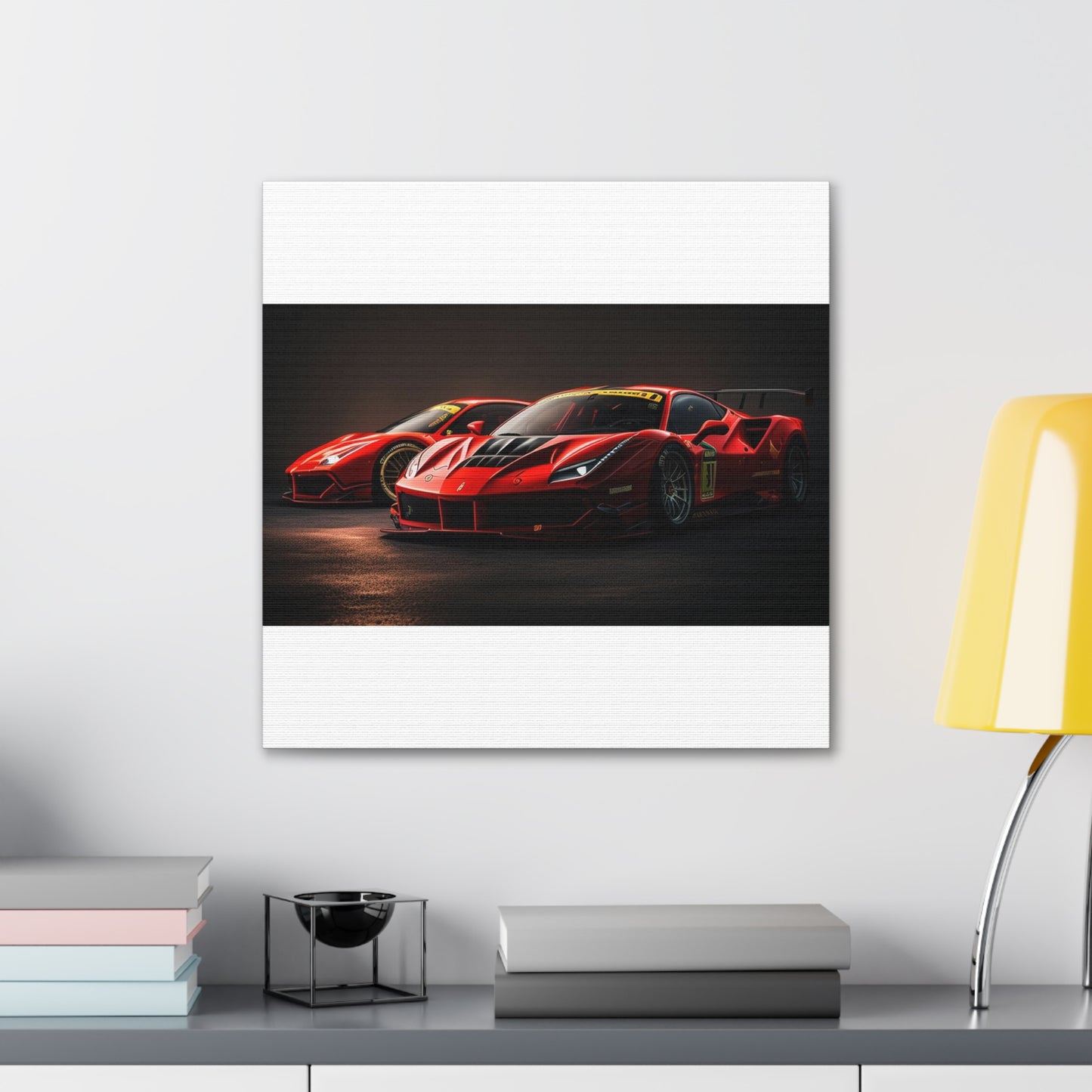 Canvas Gallery Wraps Ferrari Red 4