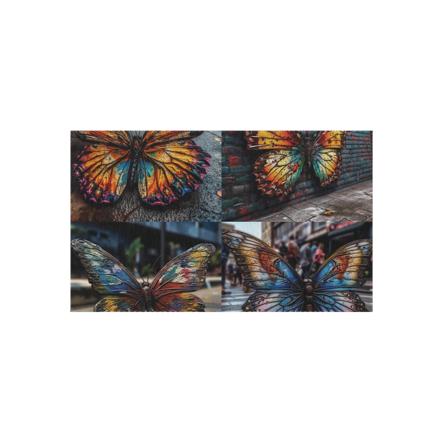 Outdoor Rug  Liquid Street Butterfly 5