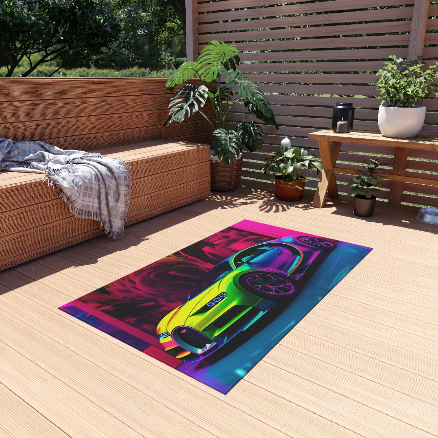 Outdoor Rug  Florescent Bugatti Flair 1