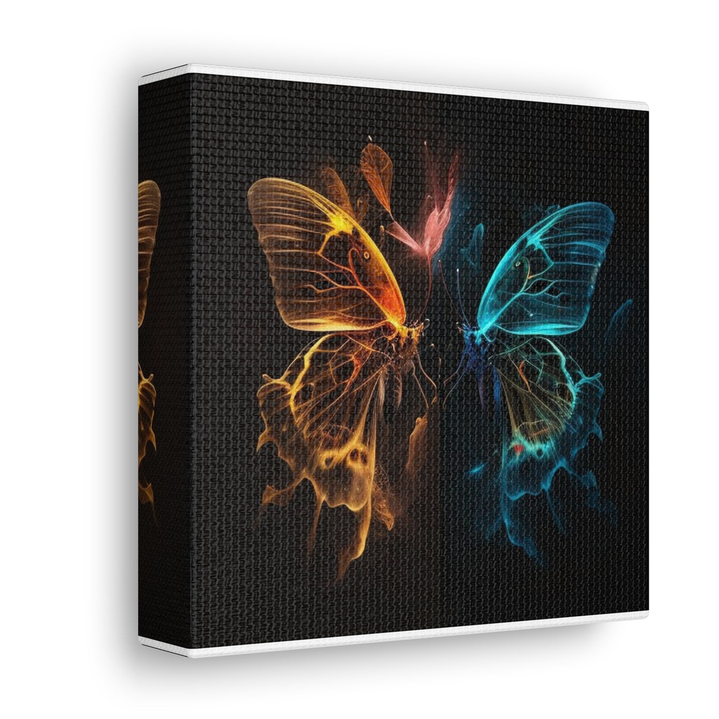 Canvas Gallery Wraps Kiss Neon Butterfly 4