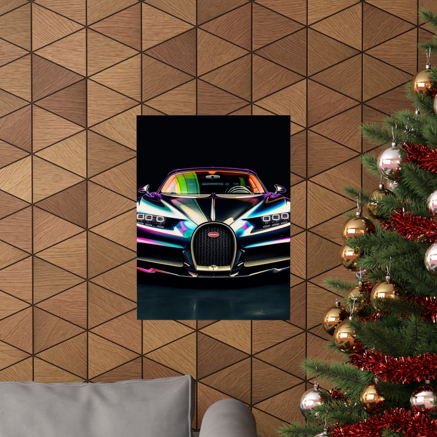 Premium Matte Vertical Posters Hyper Bugatti Chiron 4