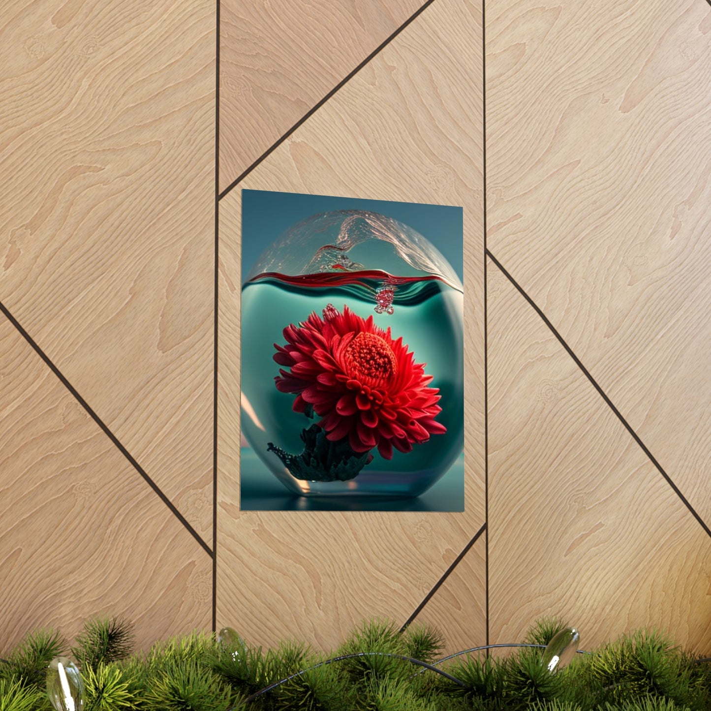 Premium Matte Vertical Posters Chrysanthemum 4