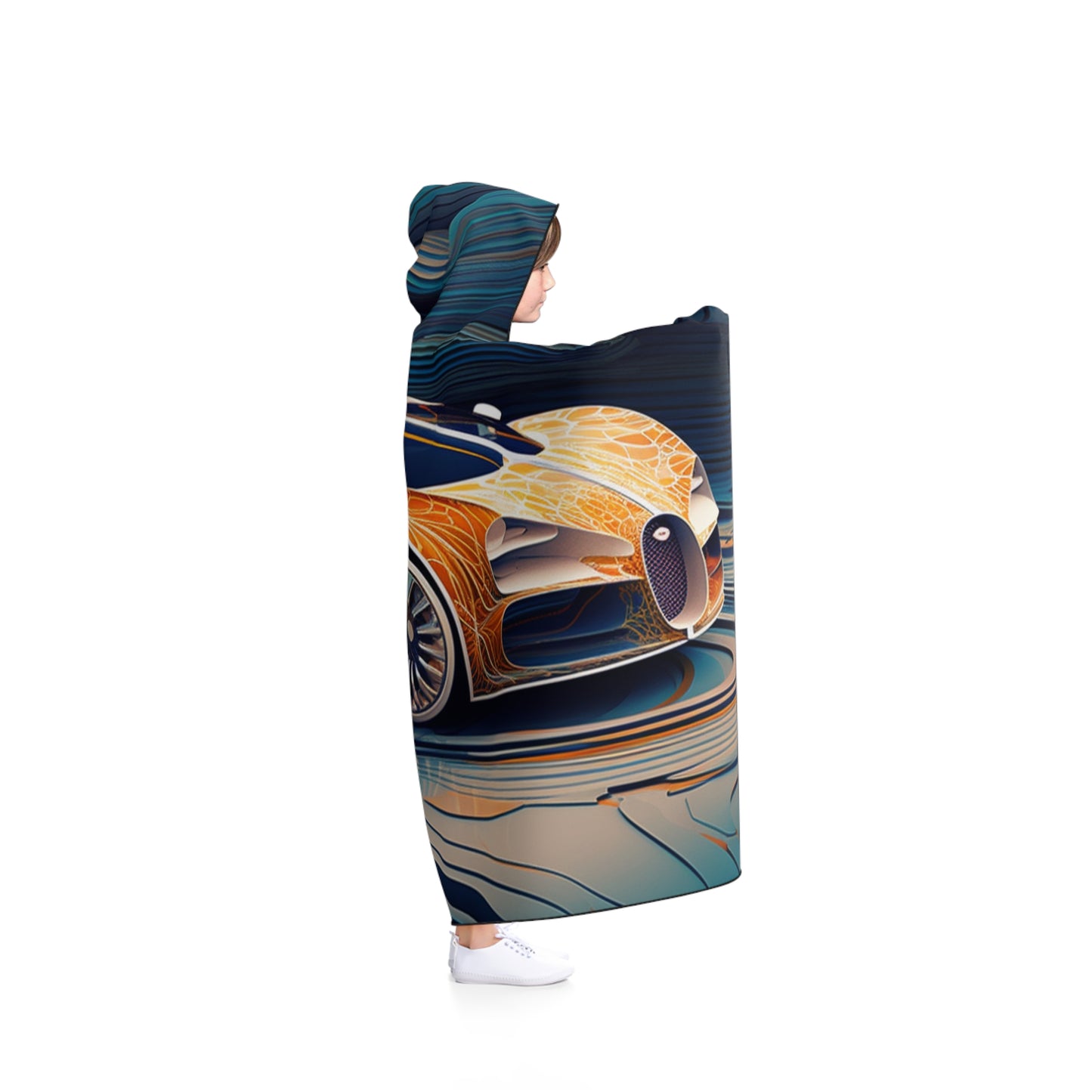 Hooded Blanket Bugatti Abstract Flair 1