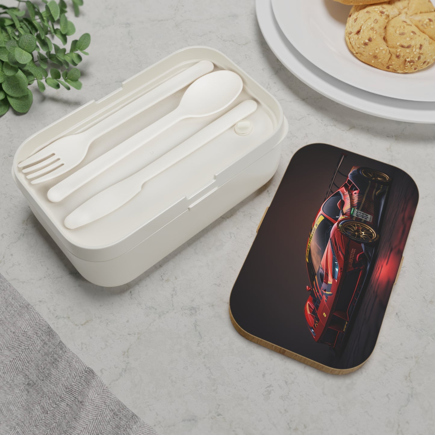 Bento Lunch Box Ferrari Red 1