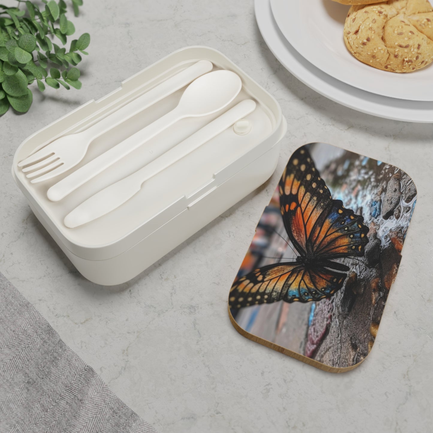 Bento Lunch Box Water Butterfly Street 4