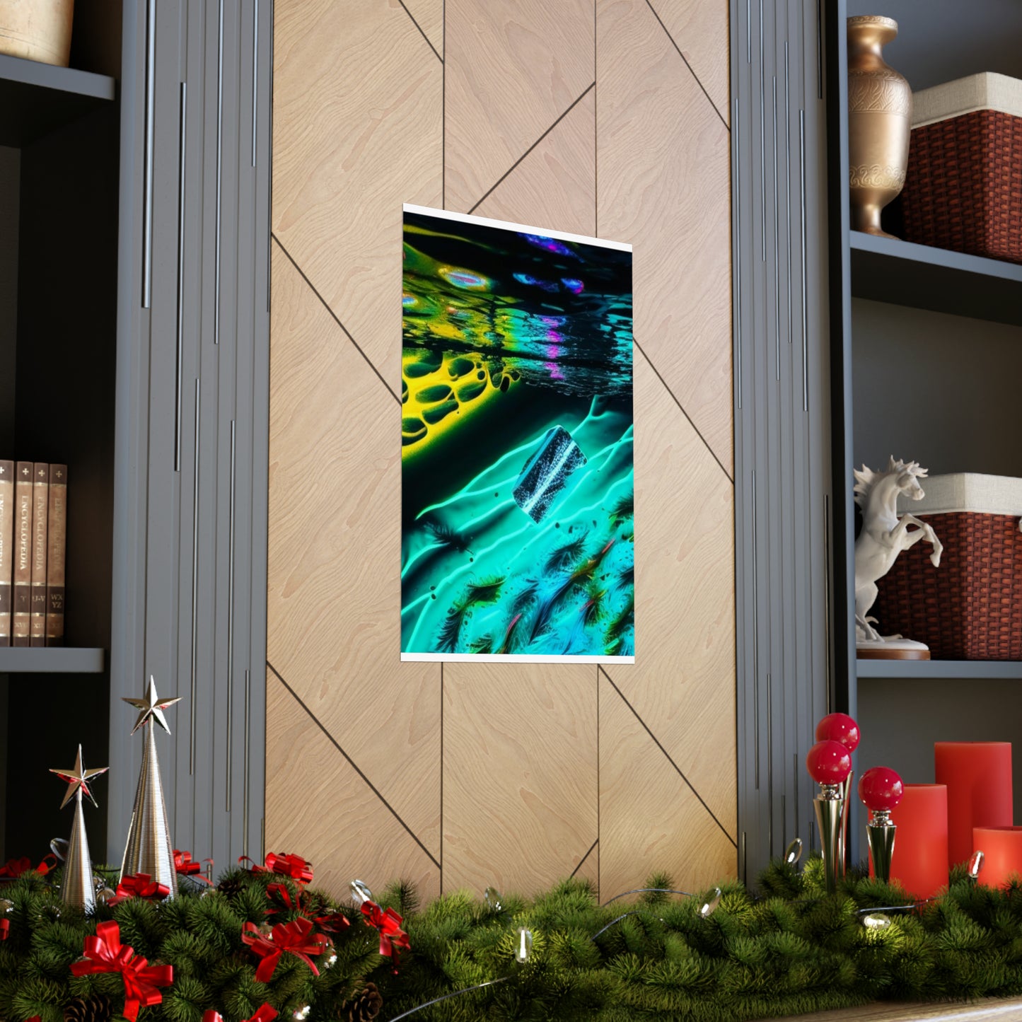 Premium Matte Vertical Posters Florescent Glow 2