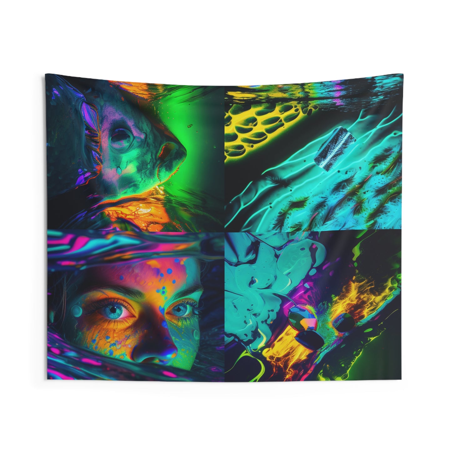 Indoor Wall Tapestries Florescent Glow 5