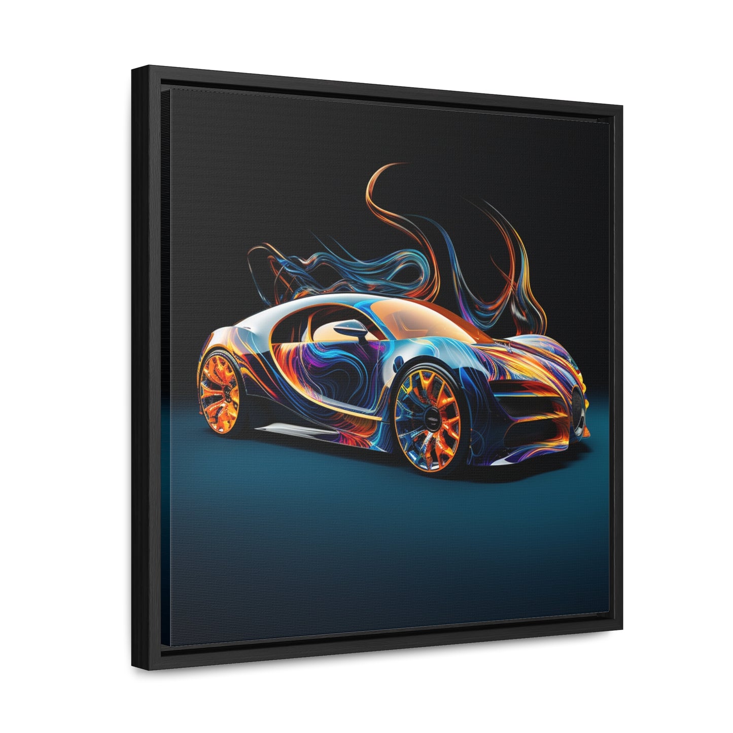 Gallery Canvas Wraps, Square Frame Bugatti Abstract Flair 2