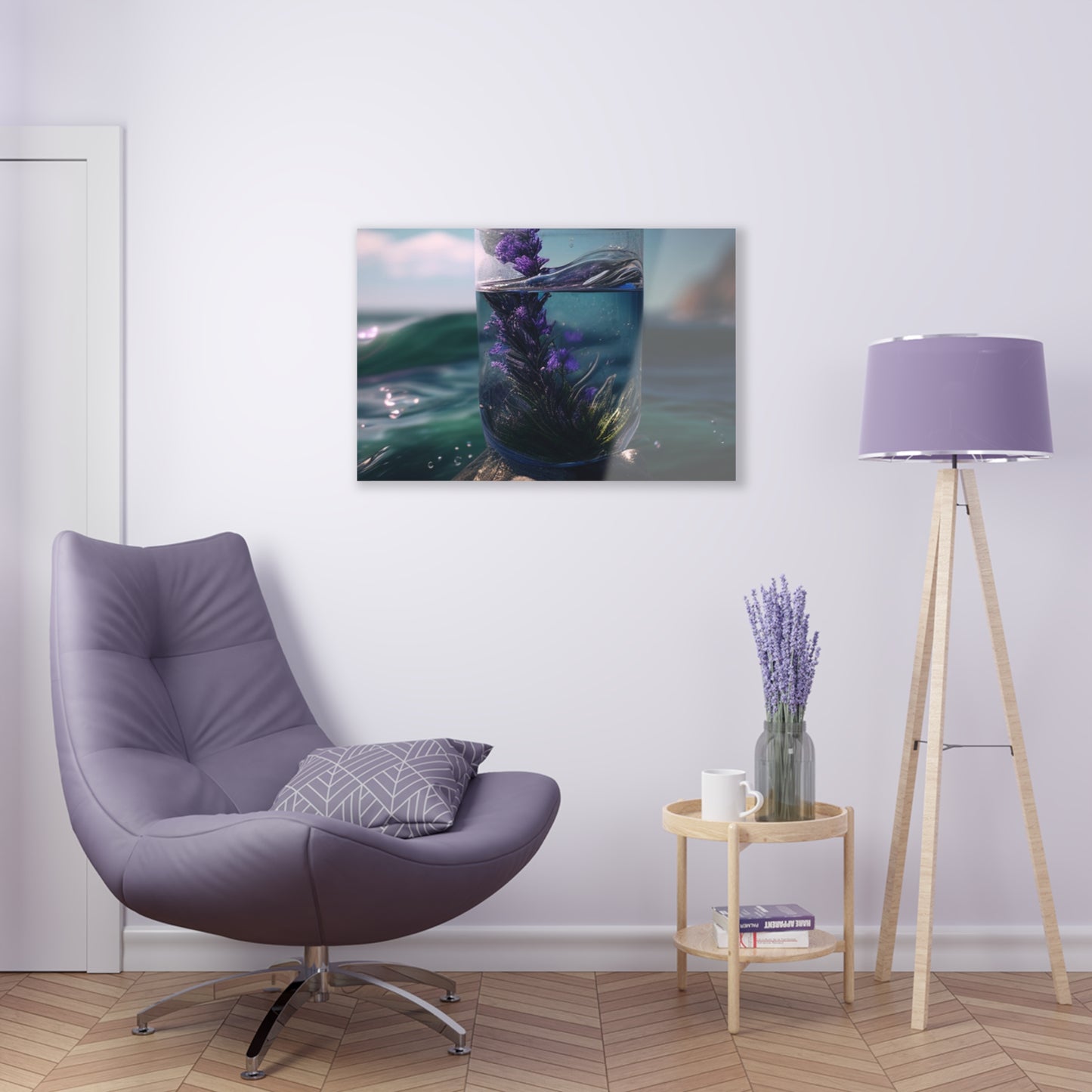 Acrylic Prints Lavender in a vase 2