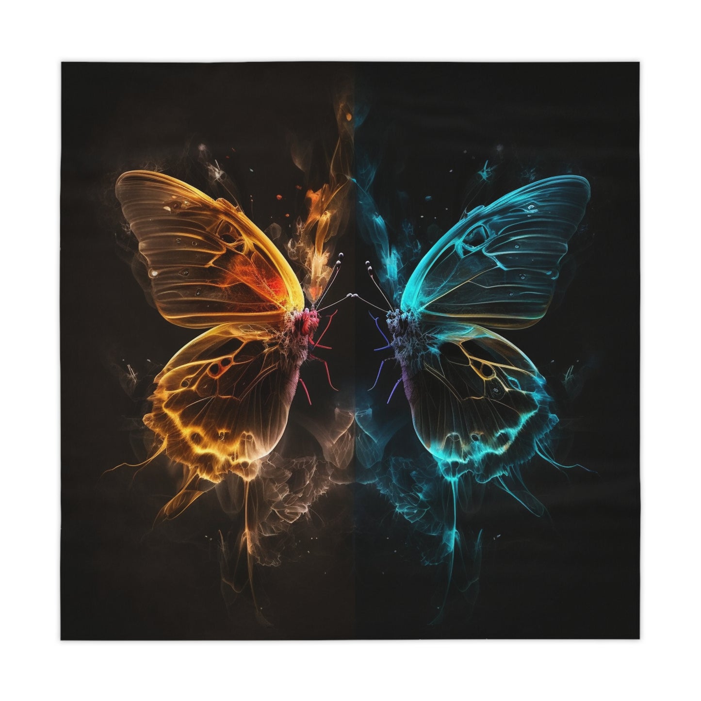 Tablecloth Kiss Neon Butterfly 7