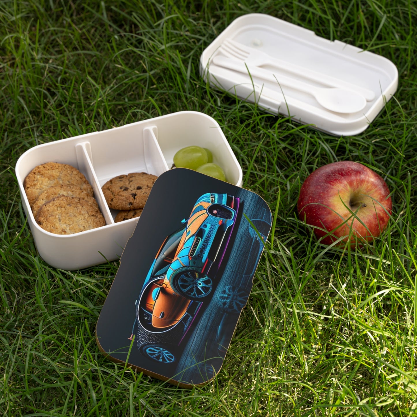 Bento Lunch Box Bugatti Blue 1
