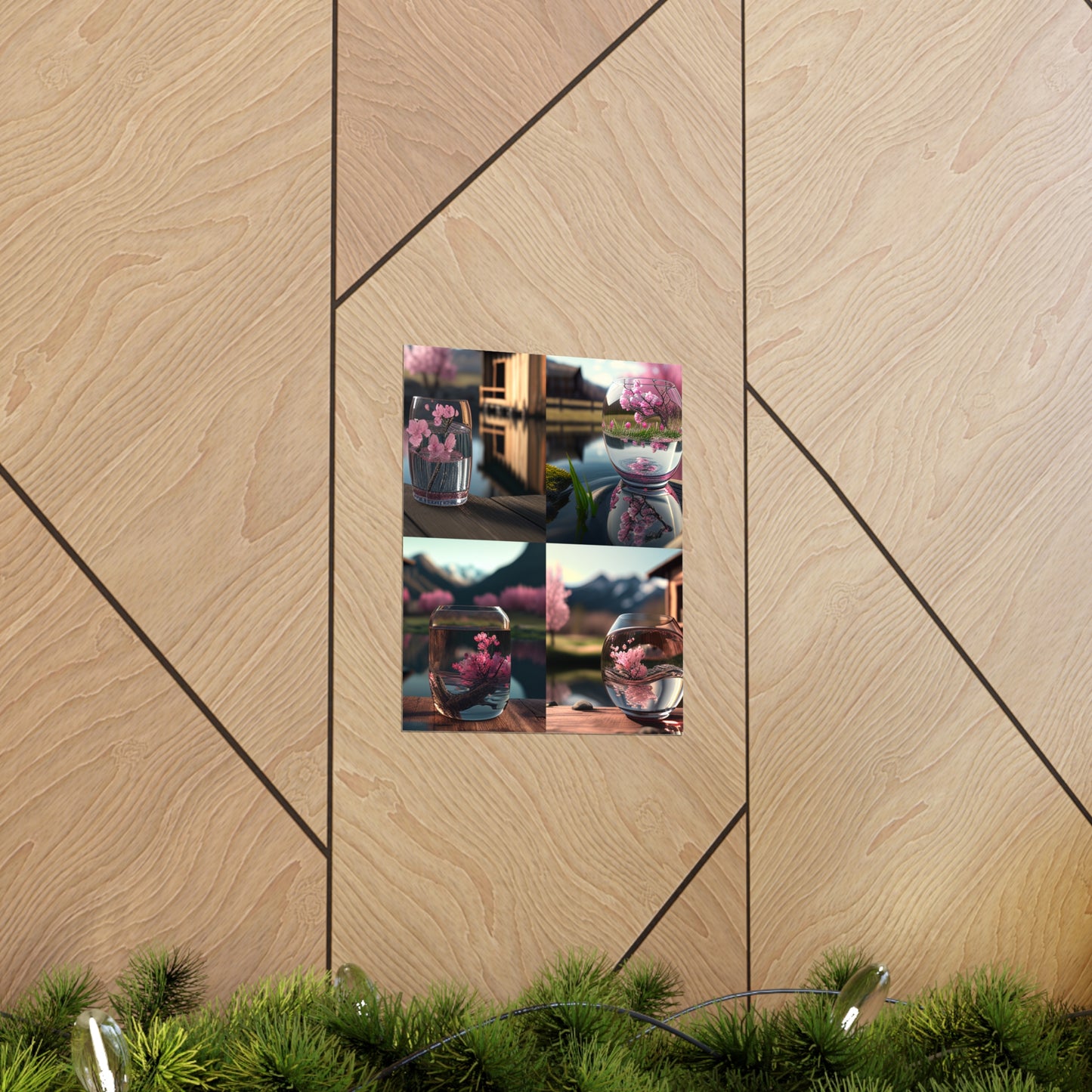 Premium Matte Vertical Posters Cherry Blossom 5