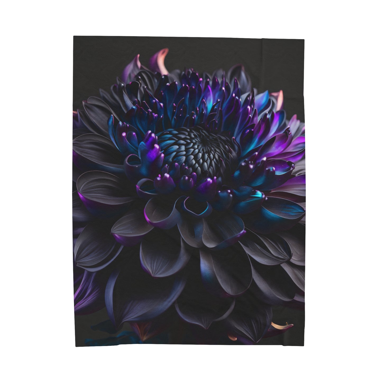 Velveteen Plush Blanket Dahlia Purple 2