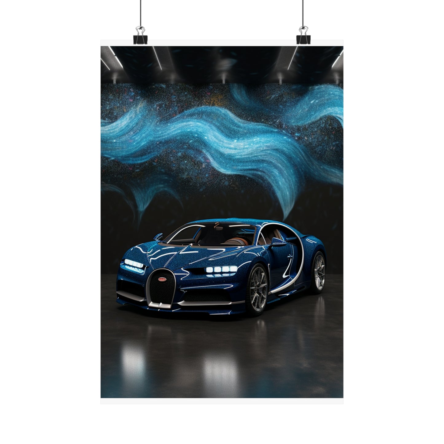 Premium Matte Vertical Posters Hyper Bugatti 3