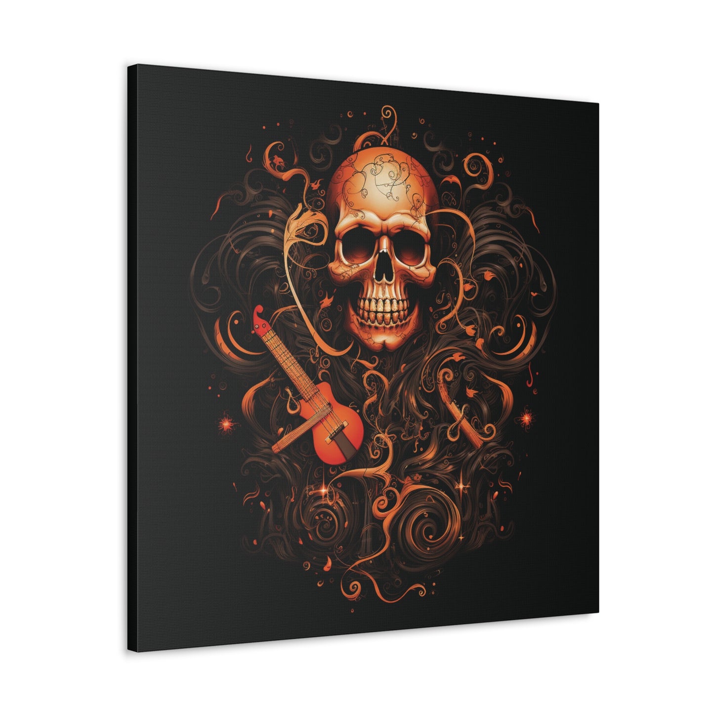 Canvas Gallery Wraps Skull Treble Clef 4