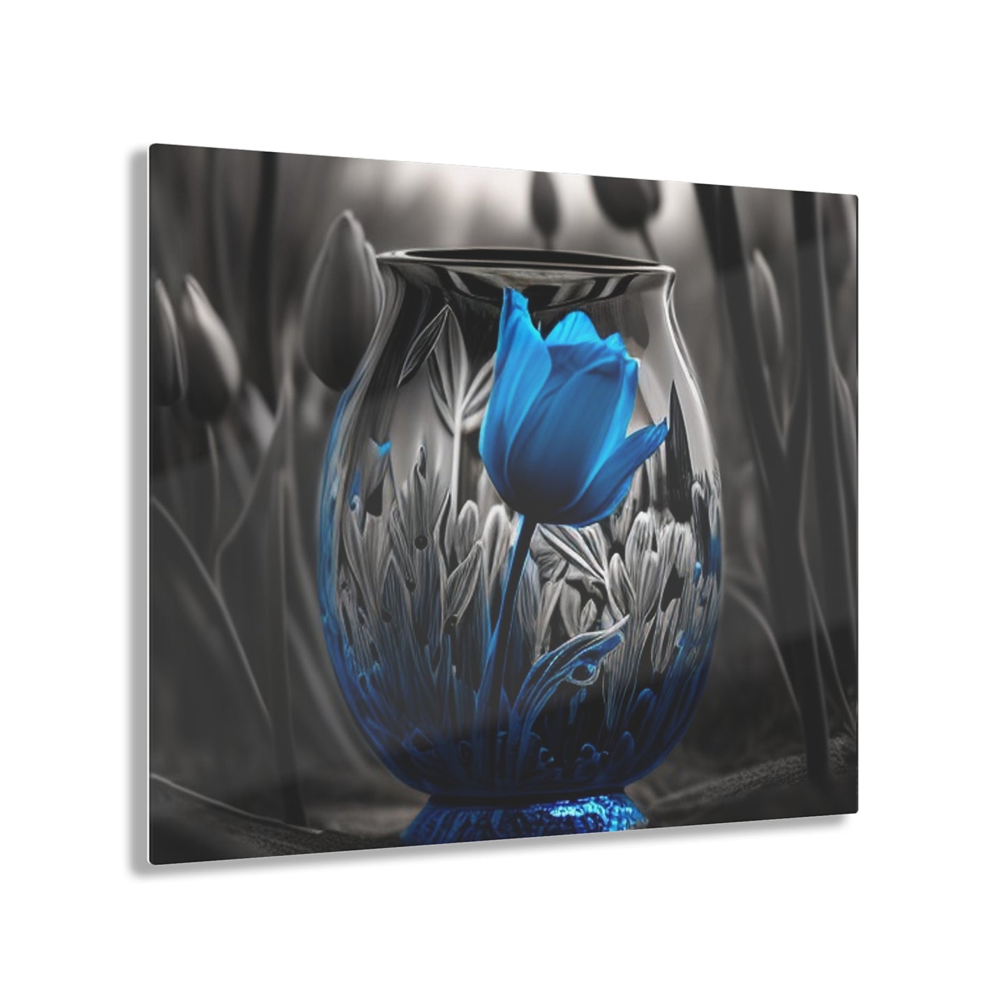 Acrylic Prints Tulip Blue 1