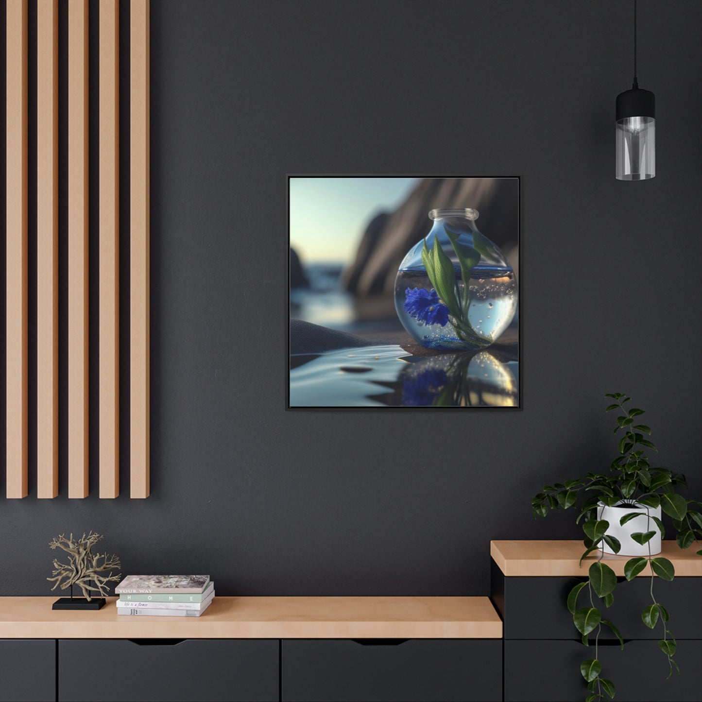 Gallery Canvas Wraps, Square Frame The Bluebell 3