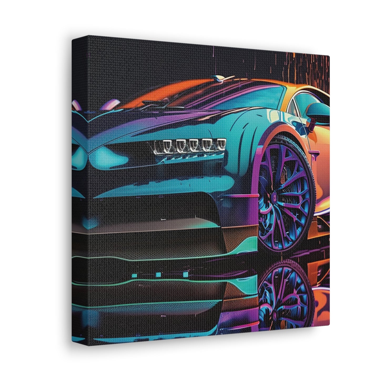 Canvas Gallery Wraps Bugatti Neon Chiron 1