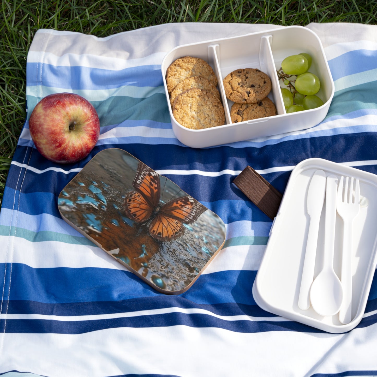 Bento Lunch Box Water Butterfly Street 2