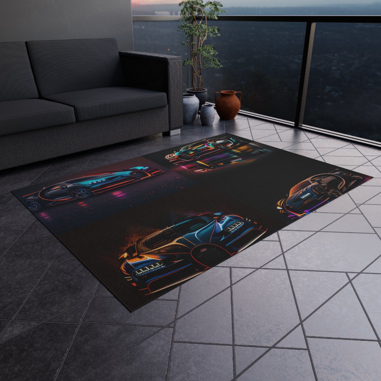 Outdoor Rug  Bugatti Chiron Super 5