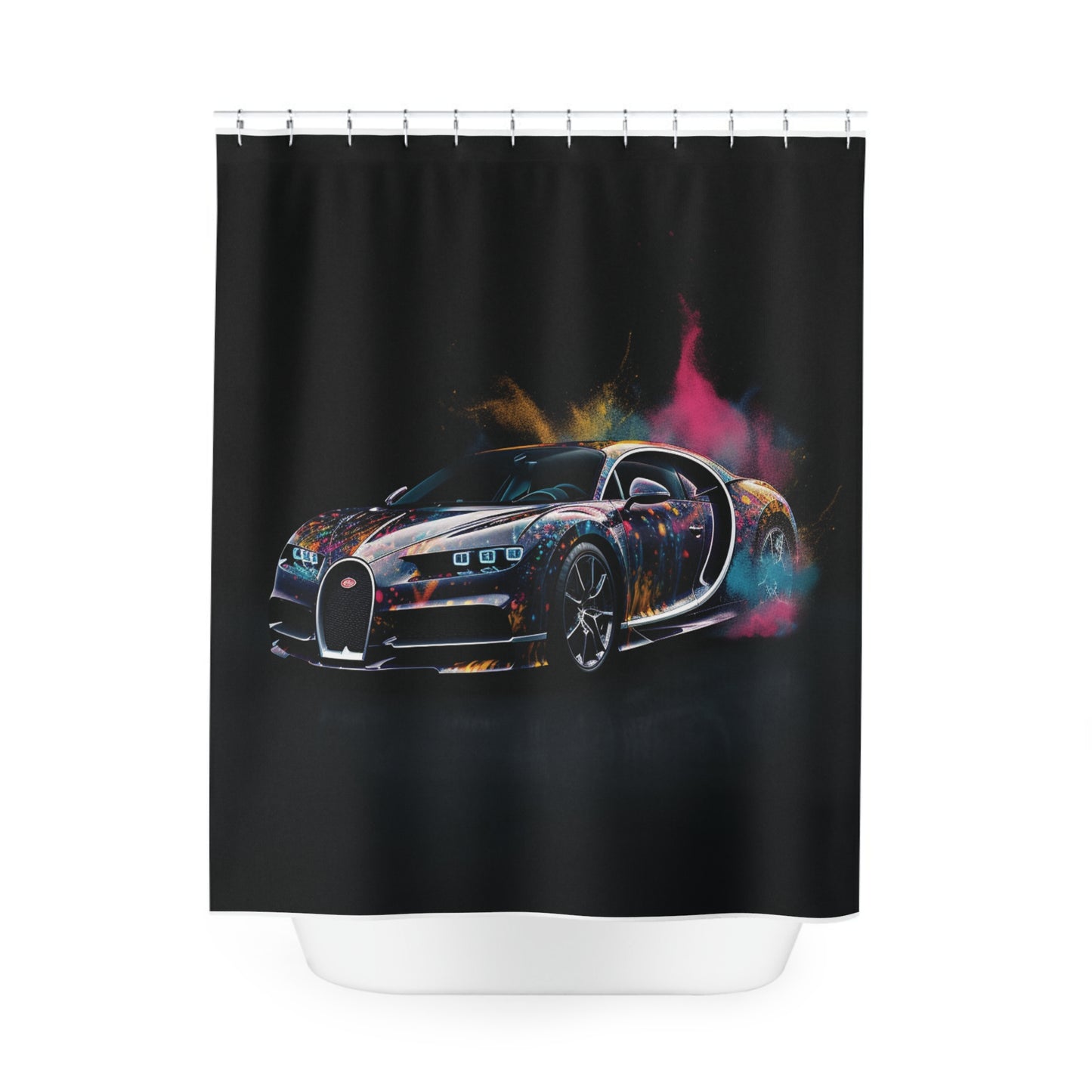 Polyester Shower Curtain Hyper Bugatti 4