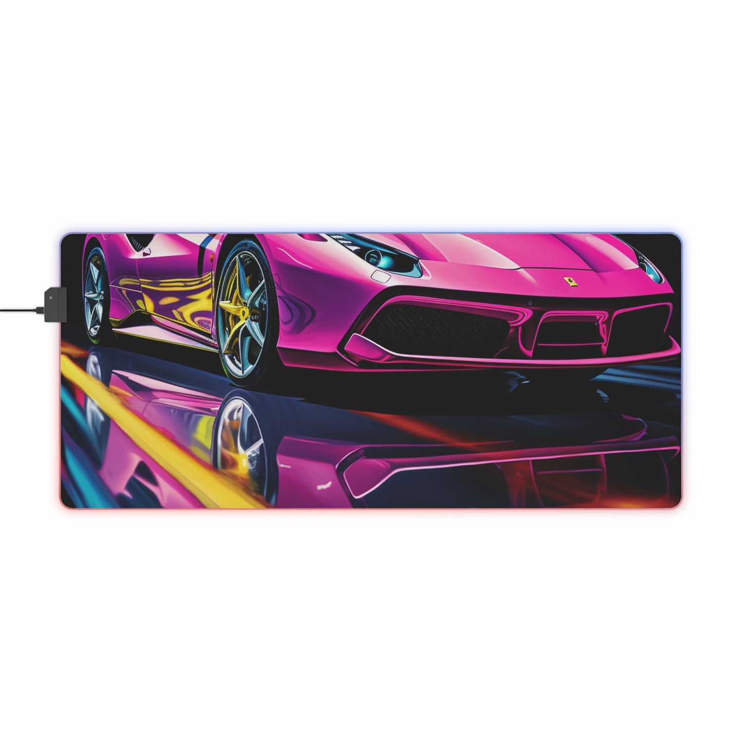 LED Gaming Mouse Pad Ferrari Flair Macro 4