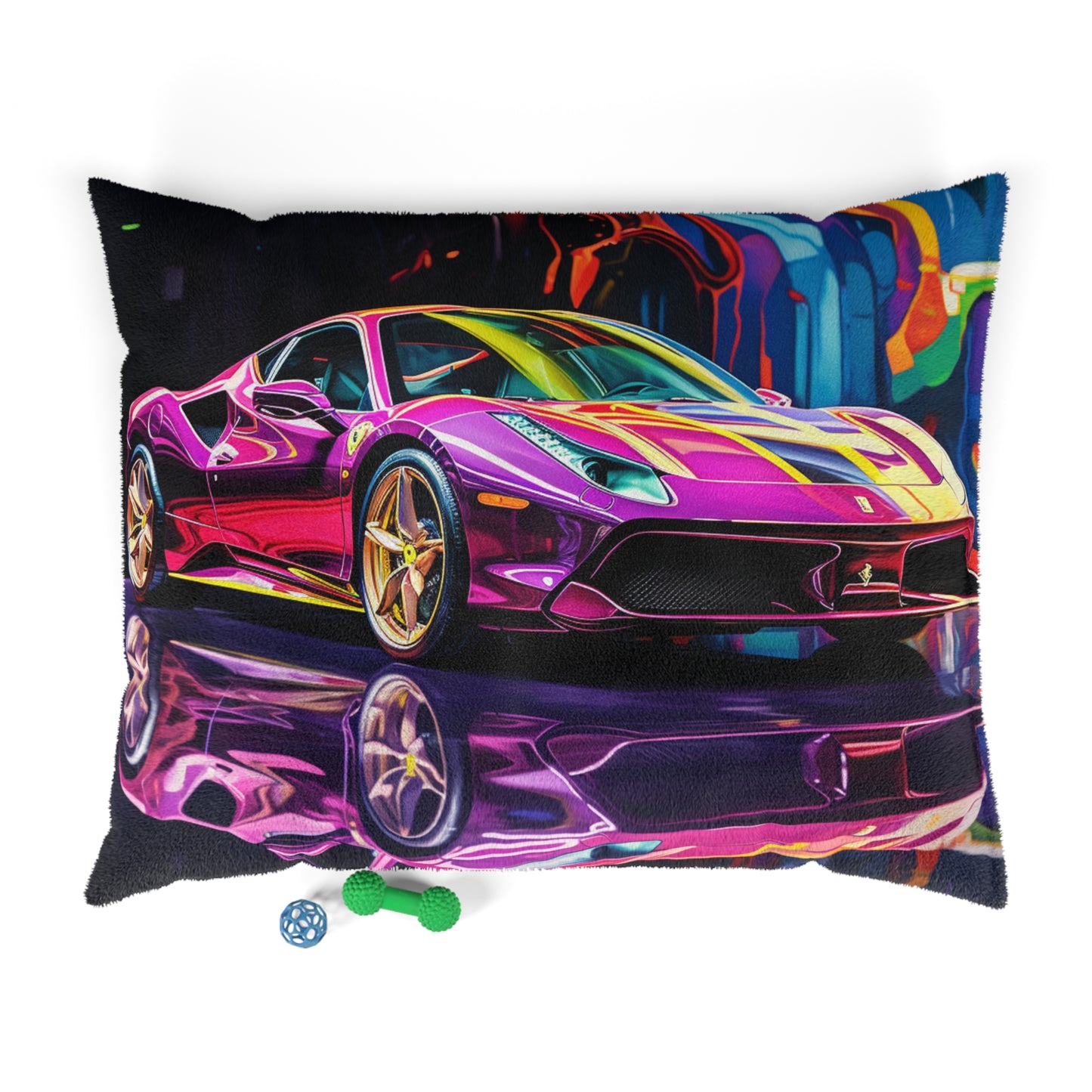 Pet Bed Pink Macro Ferrari 2