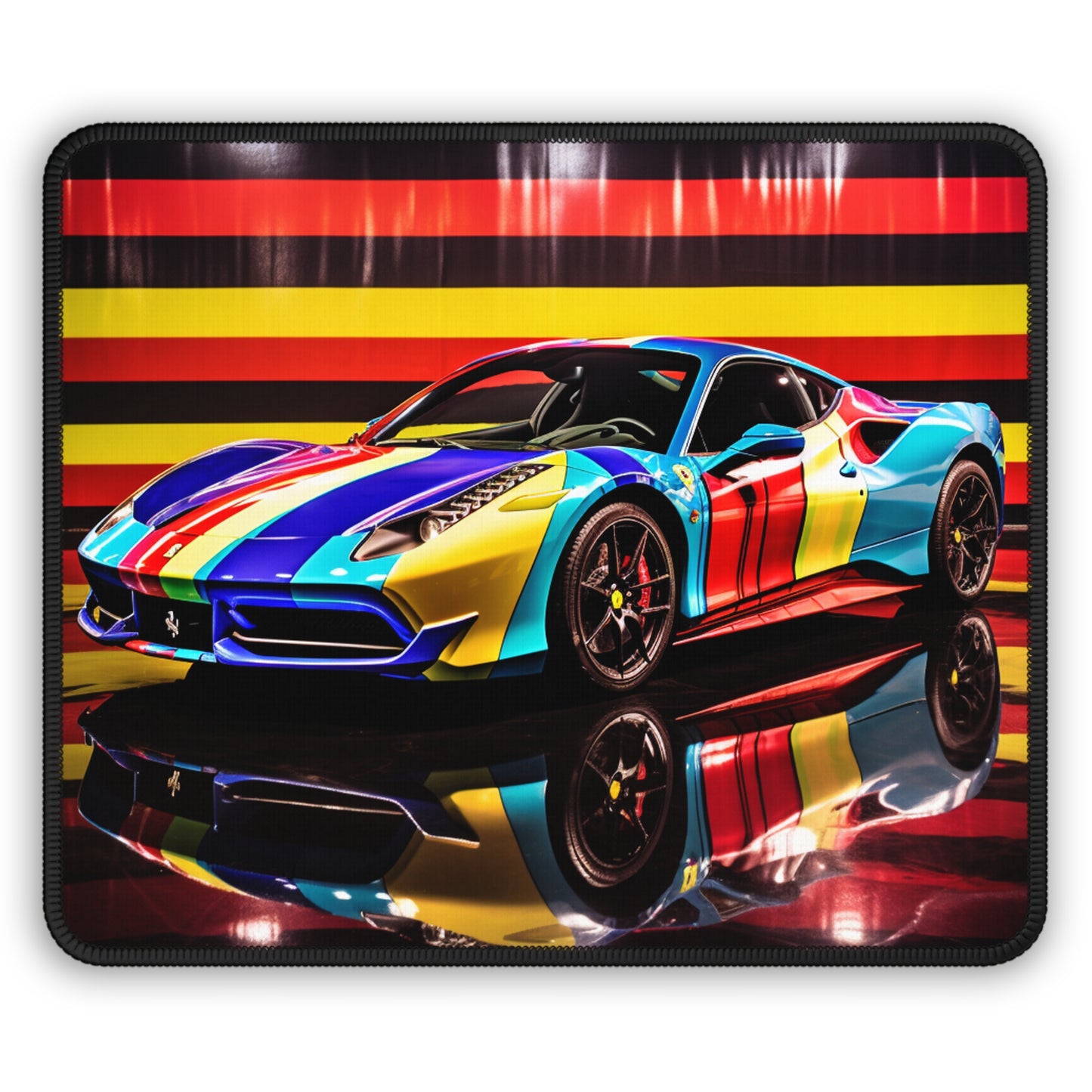 Gaming Mouse Pad  Hyper Colorfull Ferrari 2