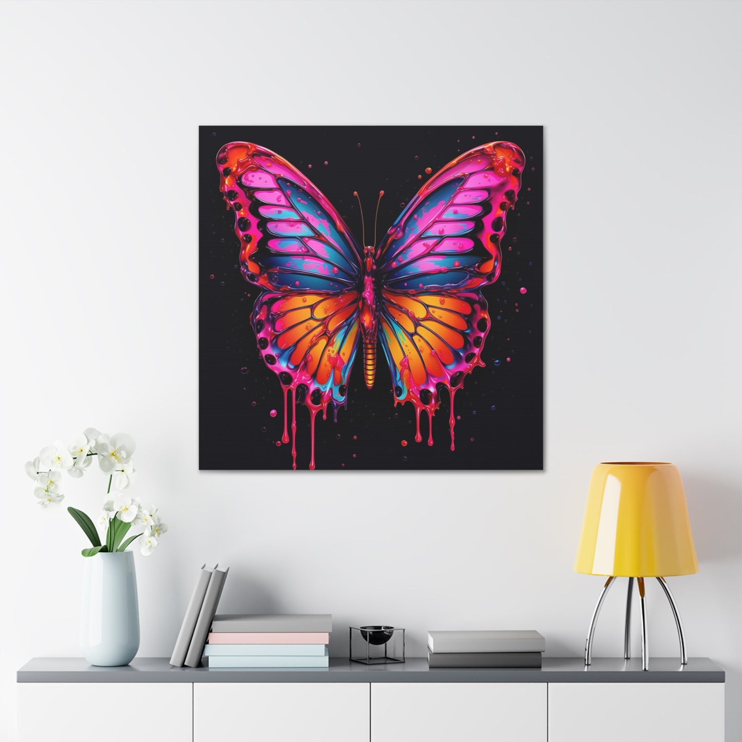 Canvas Gallery Wraps Pink Butterfly Flair 1