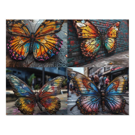 Jigsaw Puzzle (30, 110, 252, 500,1000-Piece) Liquid Street Butterfly 5