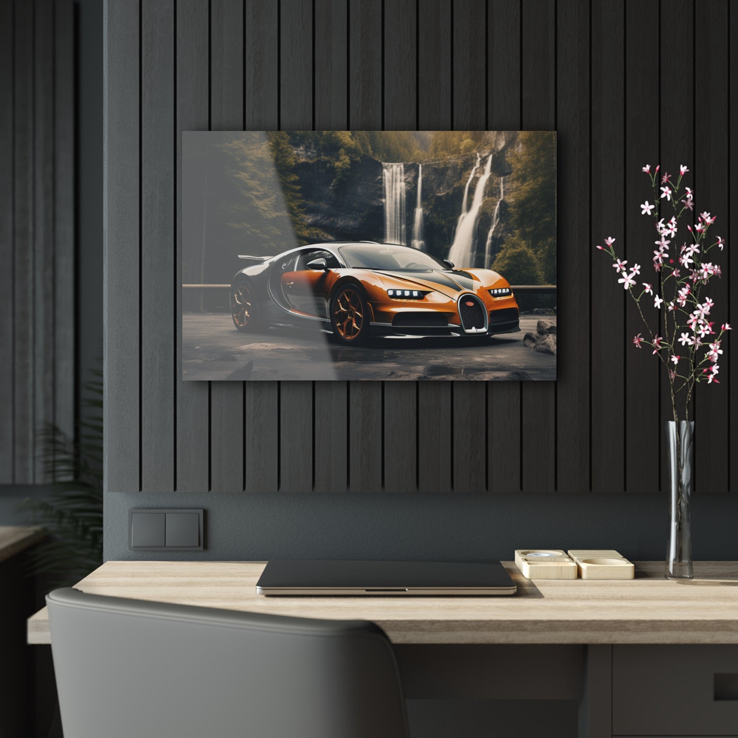 Acrylic Prints Bugatti Waterfall 3