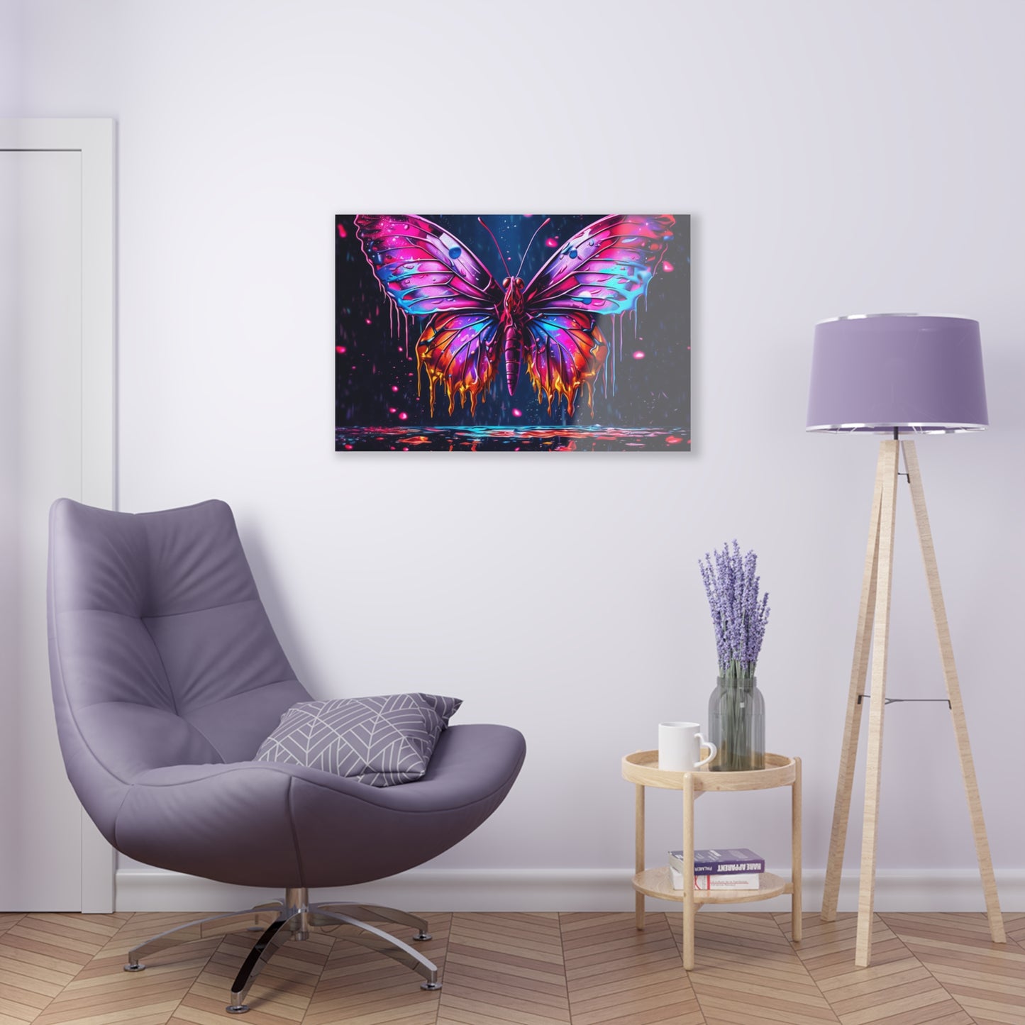 Acrylic Prints Pink Butterfly Flair 2