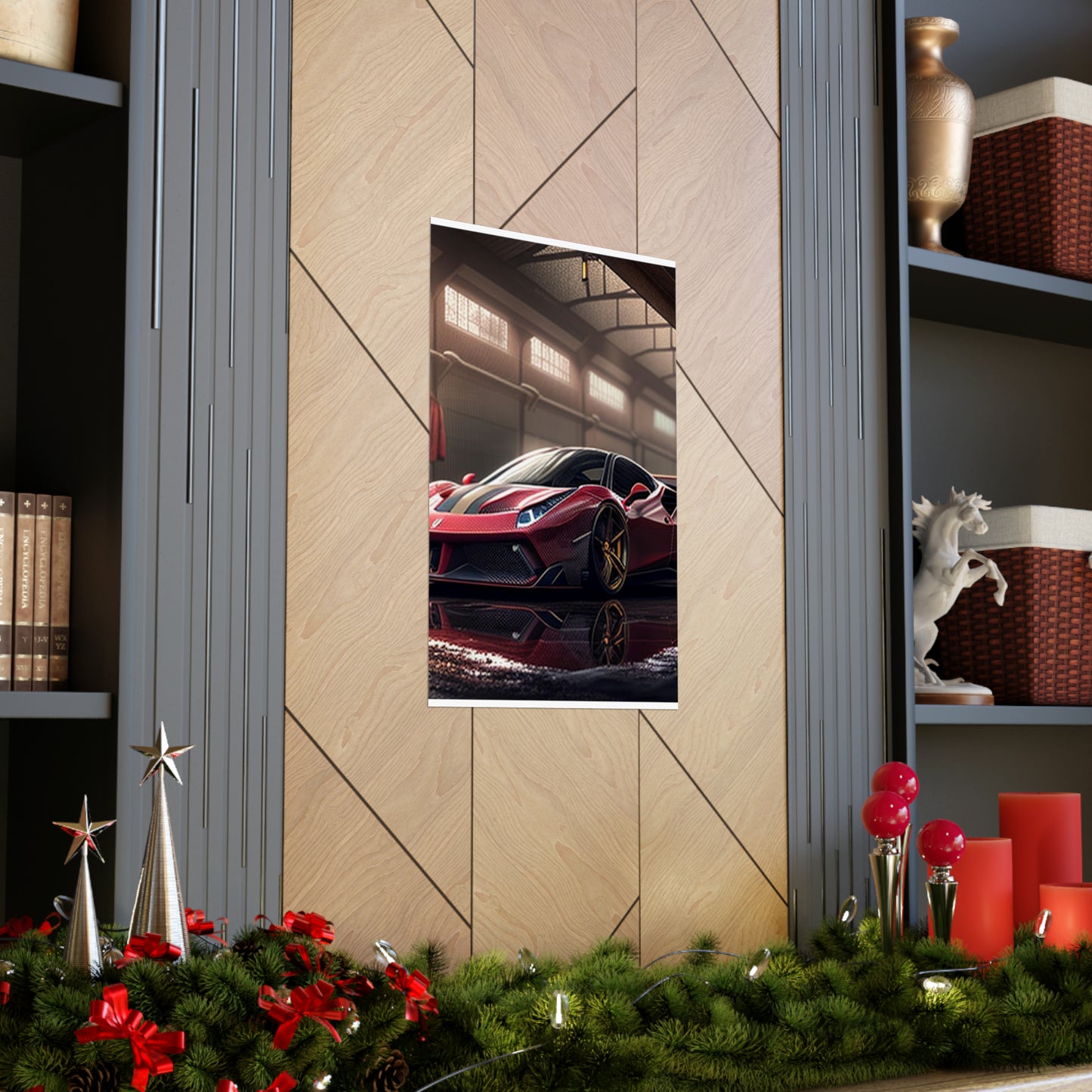 Premium Matte Vertical Posters Ferrari Hyper 4