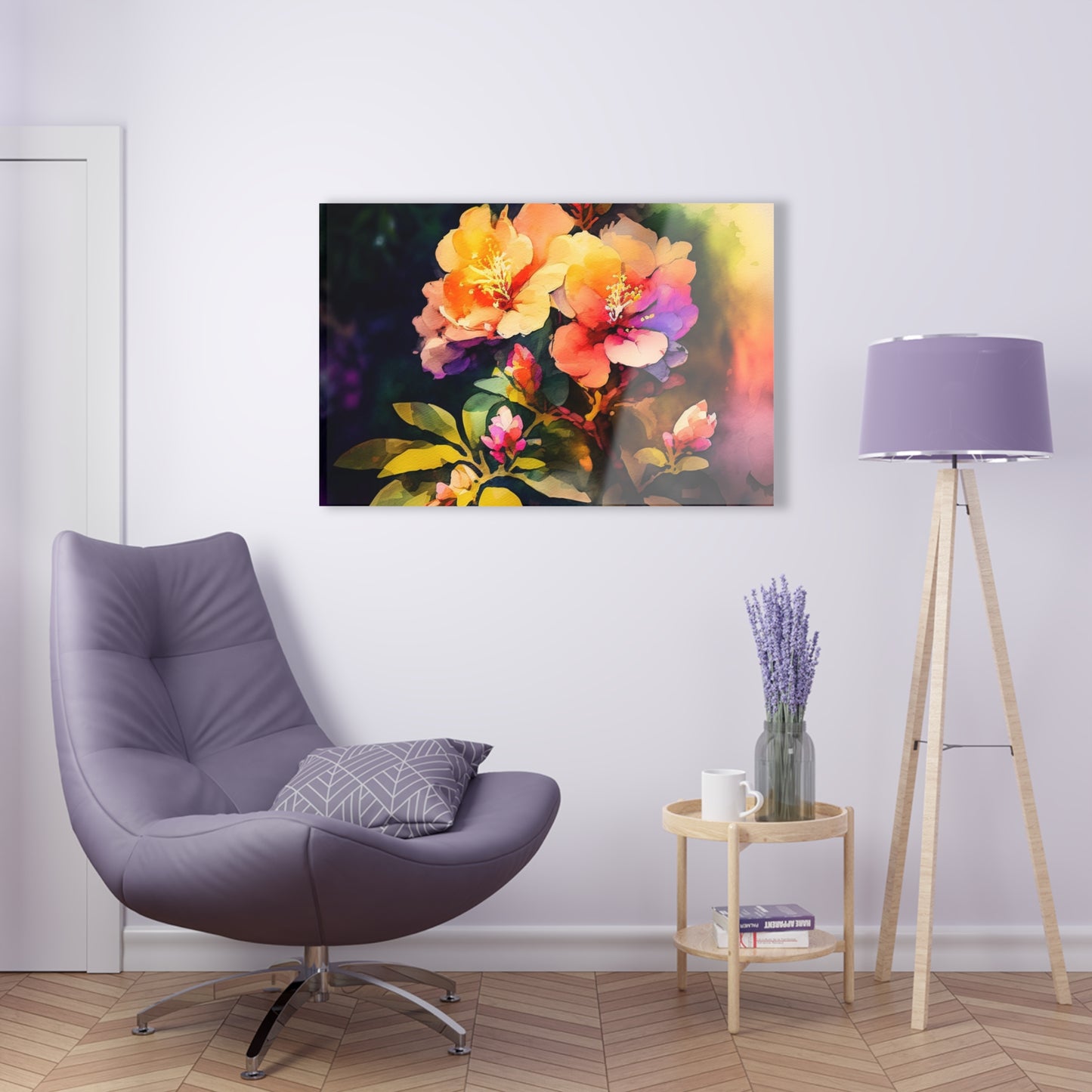 Acrylic Prints Bright Spring Flowers 2