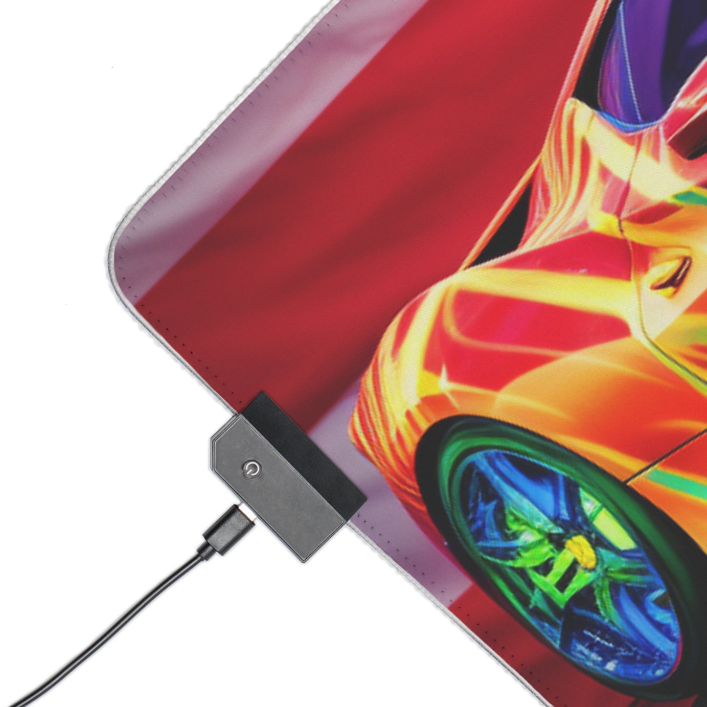 LED Gaming Mouse Pad Hyper Colorfull Ferrari 4