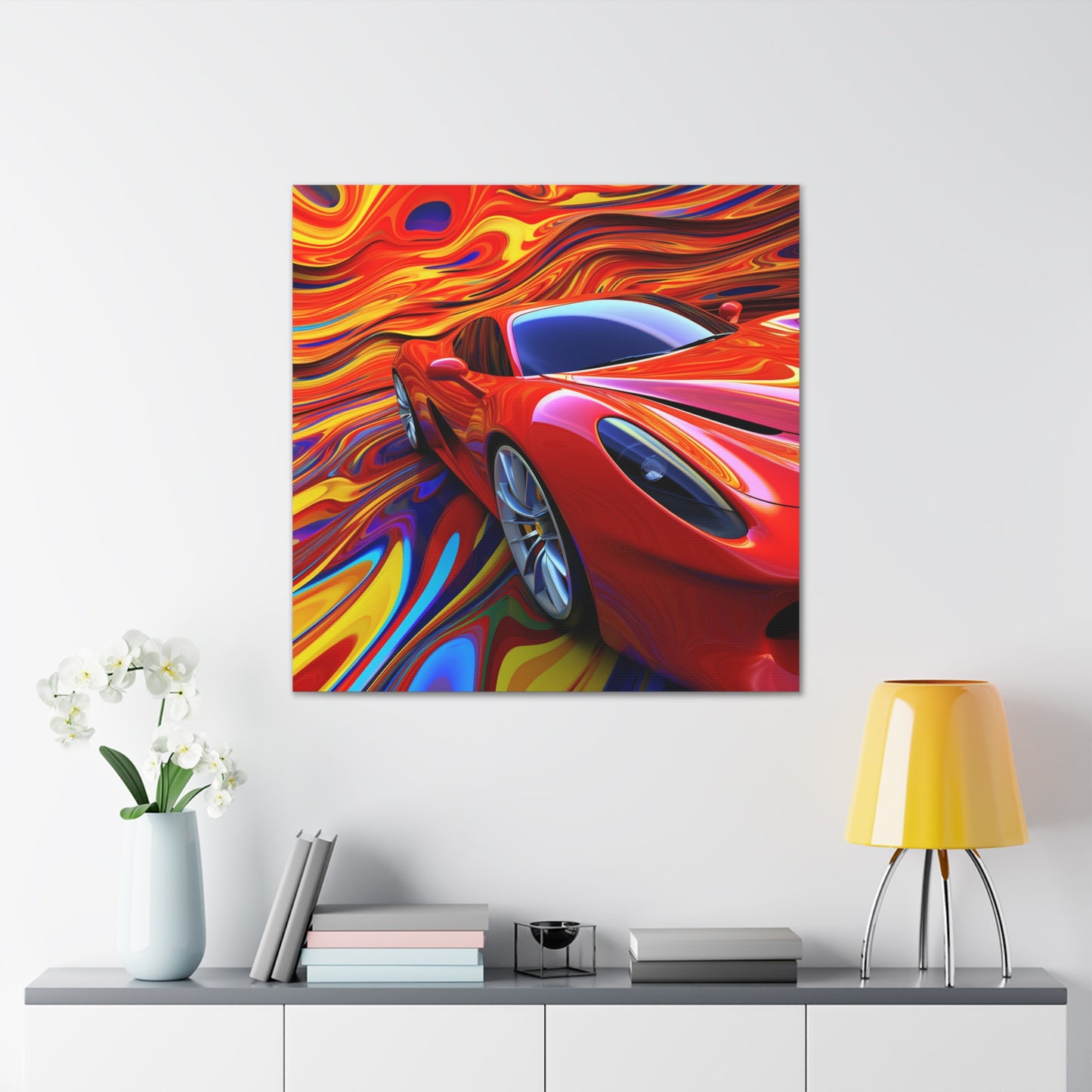 Canvas Gallery Wraps Ferrari Water Fusion 4