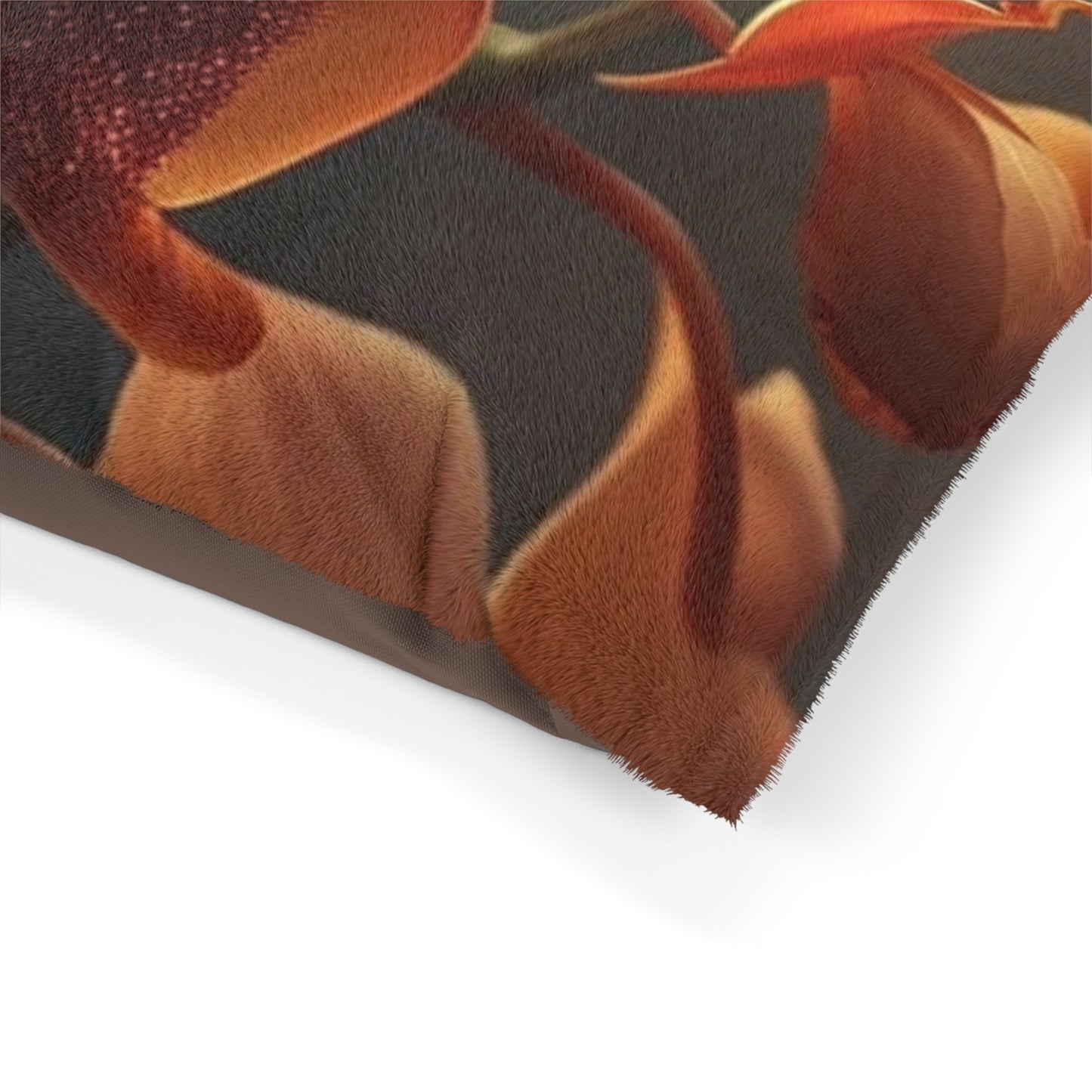 Pet Bed Orange Orchid 1