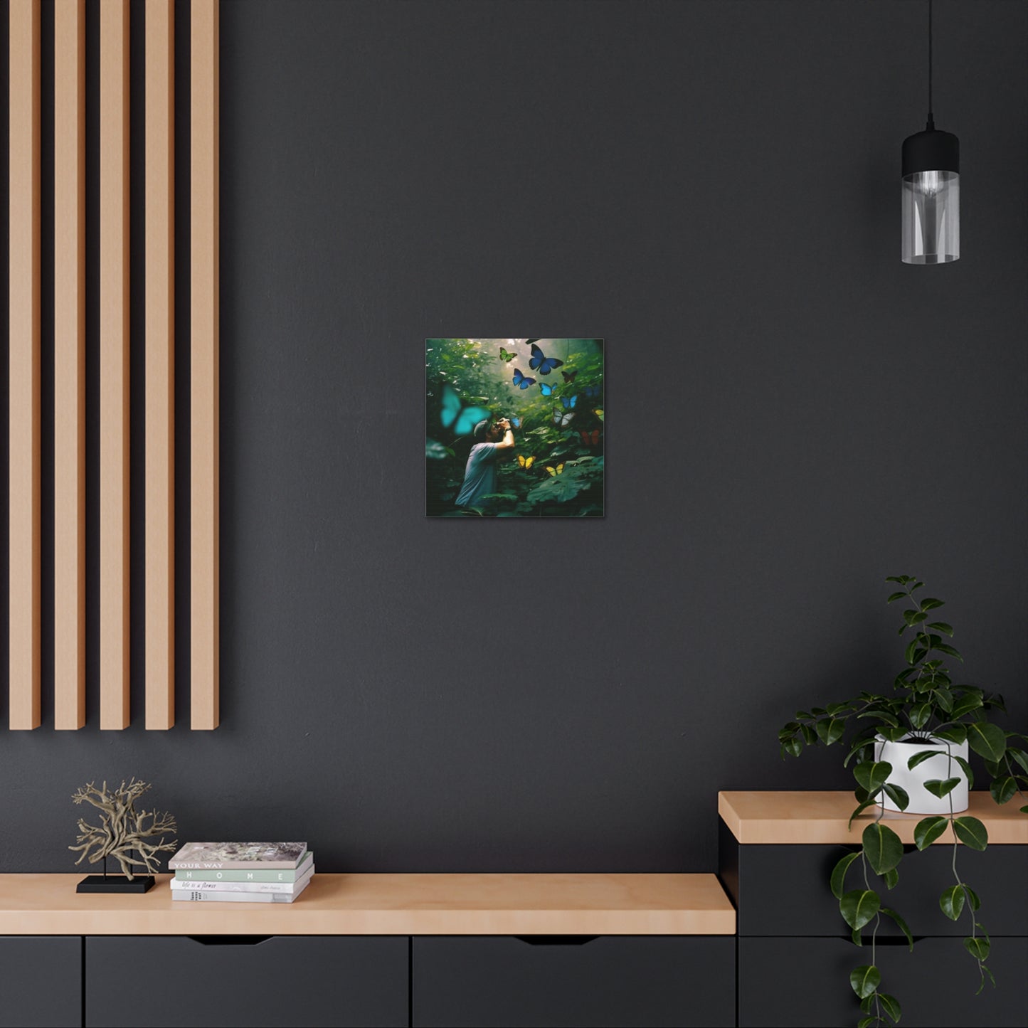 Canvas Gallery Wraps Jungle Butterfly 1