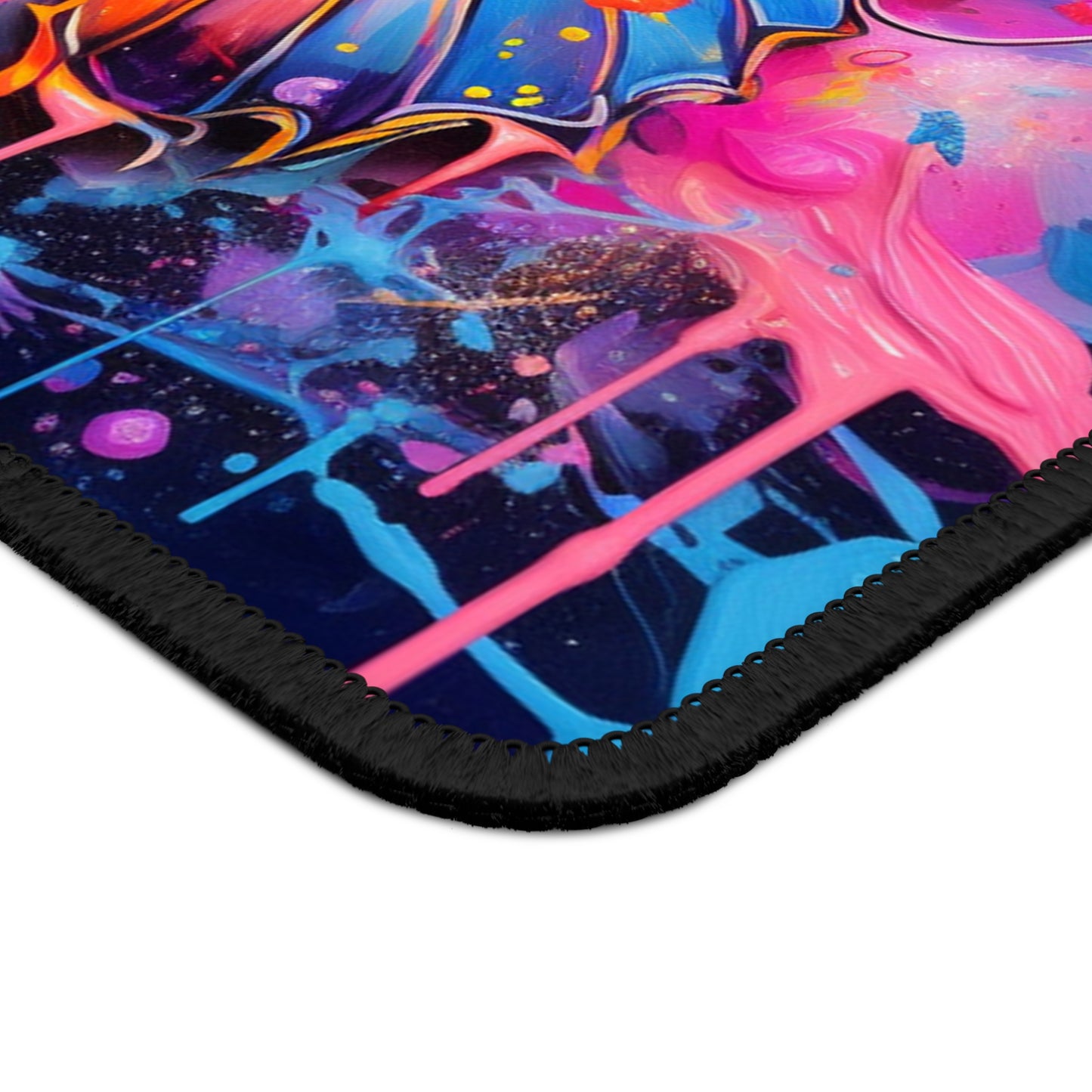 Gaming Mouse Pad  Pink Butterfly Flair 3