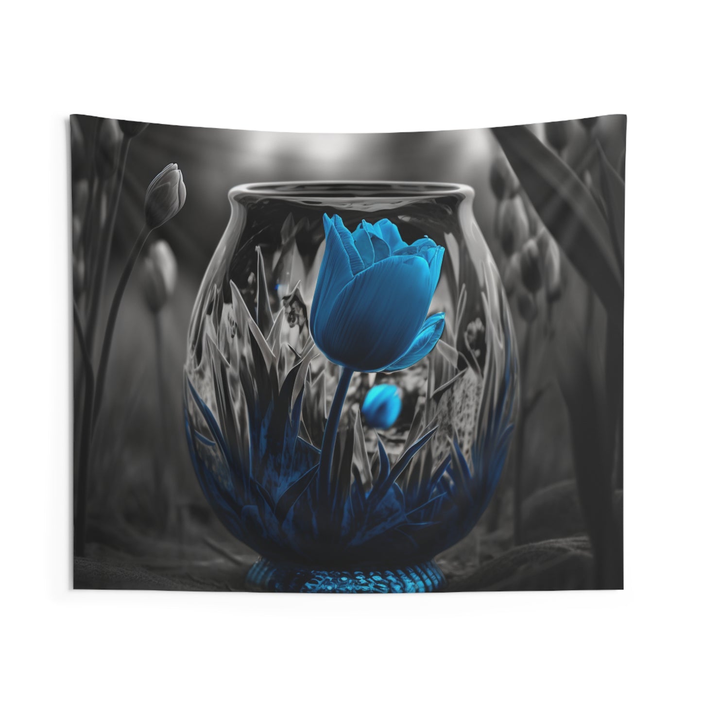 Indoor Wall Tapestries Tulip Blue 6
