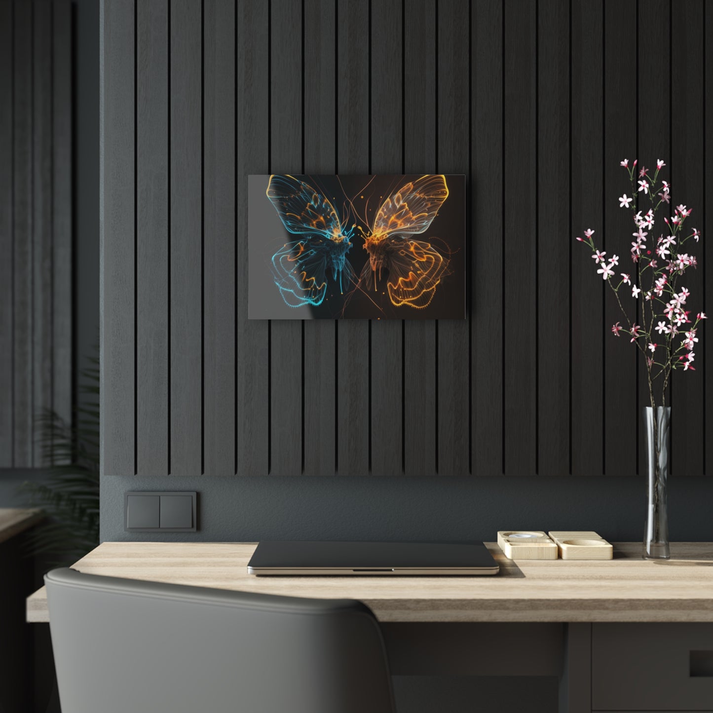 Acrylic Prints Neon Glo Butterfly 1