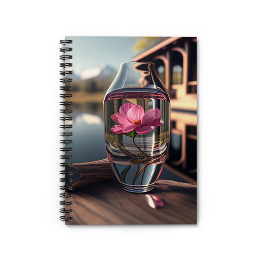 Spiral Notebook - Ruled Line Pink Magnolia 3